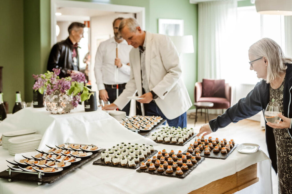 Snittar innan middag