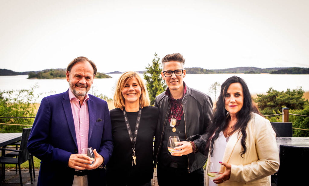 Ulric, Britt-Marie, Steven och Catherine