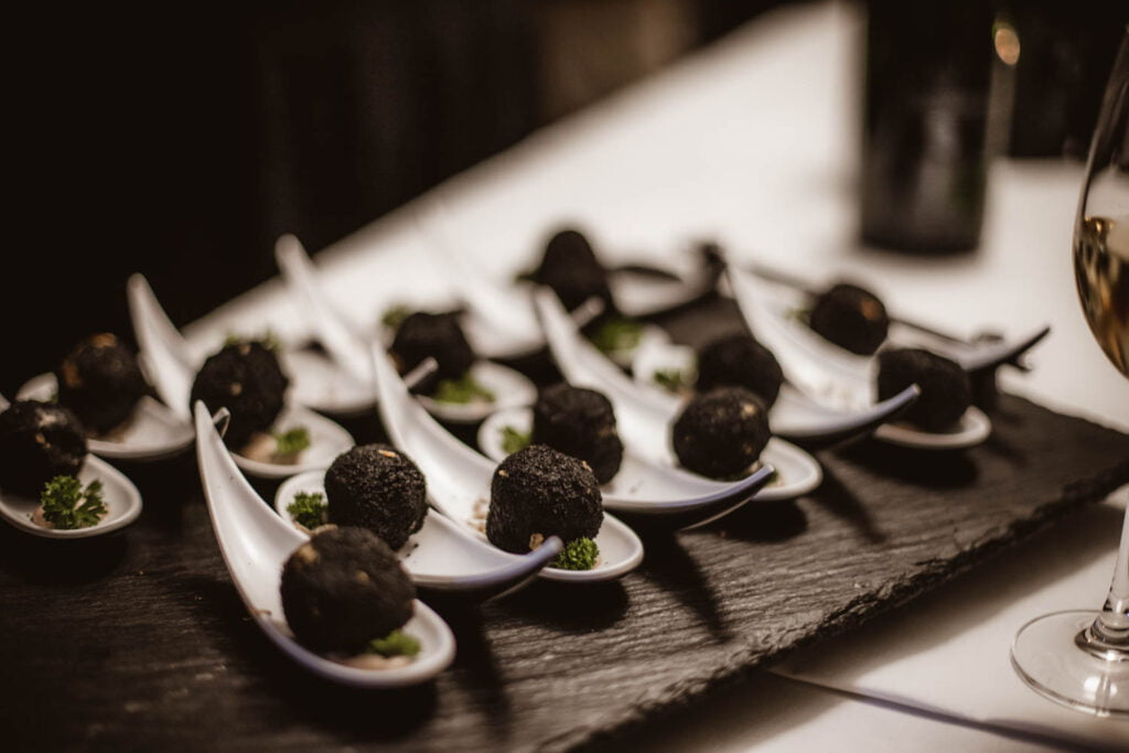 Förrätten till tryffelmiddagen