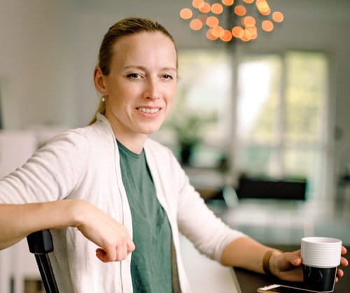 Annika, er ledsagare när vi har Blunda-aktiviteter