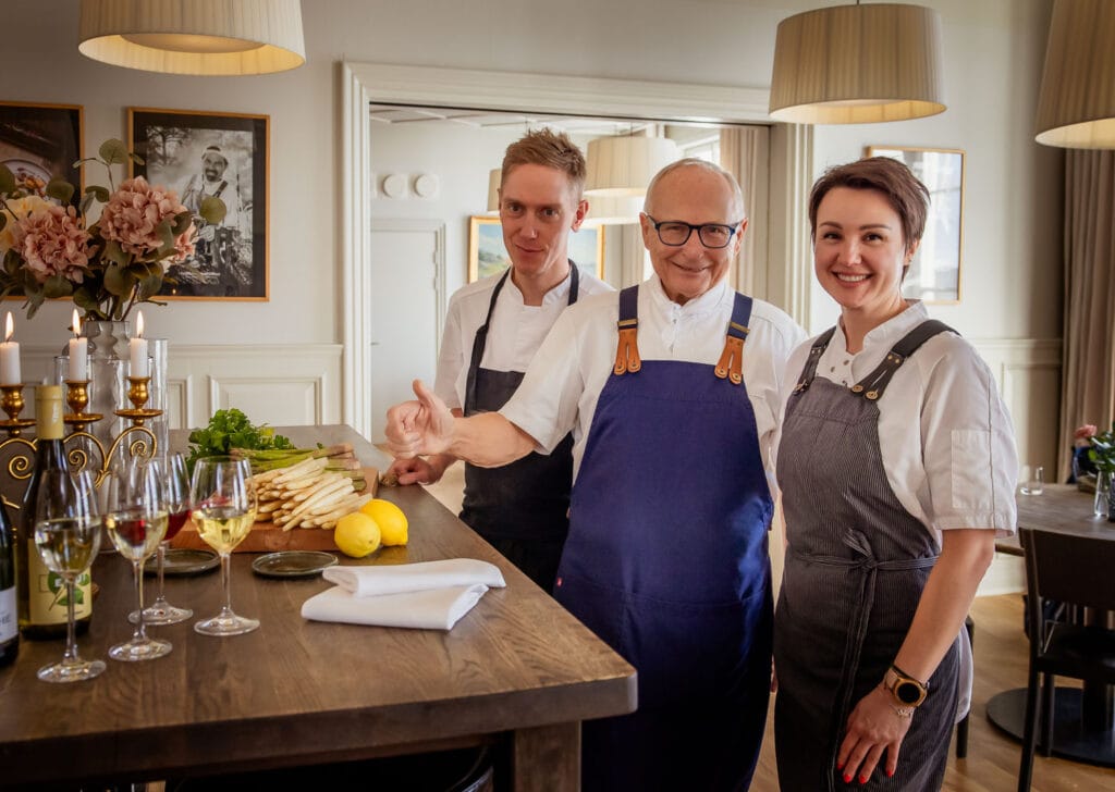 Norbert och personal